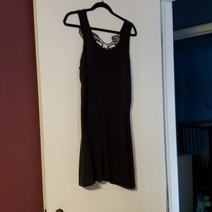 Black Skeleton Mini Dress